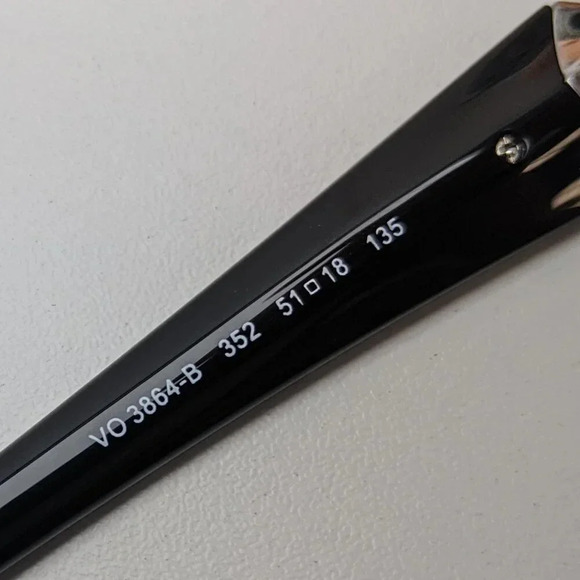 🕶️ Vogue VO6864-B 352 Semi Rimless Eyeglasses 51/18-135 / JLG312🕶️ - Picture 6 of 8